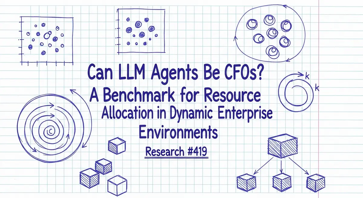 האם סוכני LLM יכולים לשמש כסמנכ״לי כספים (CFOs)? בנצ׳מרק להקצאת משאבים בסביבות ארגוניות דינמיות